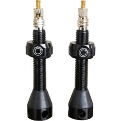 TUBOLIGHT WENTYLE BRASS SHORT BLACK PAIR (VVBLK-BR40)