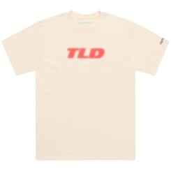 TLD T-SHIRT Z KRÓTKIM RĘKAWEM FADE OUT VINTAGE WHITE (70169201)