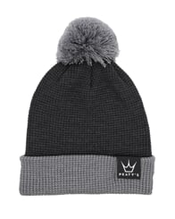 PEATY'S PUBWEAR CZAPKA MERINO BOBBLE HAT - GREY (PPW-BOB-2TN-GRY-1)