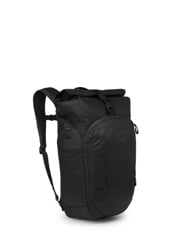 OSPREY PLECAK TRANSPORTER ROLL TOP RAVEN BLACK (10006413)