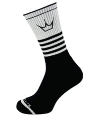 PEATY'S SKARPETY SHREDSOCKS BAND WHITE / BLACK (PPW-SCK-BND-WT/BK-10)