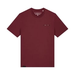 PEATY'S PUBWEAR KOSZULKA STACKED BURGUNDY (PPW-25-KOSZULKA-STK-BRG)