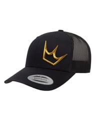 PEATY'S CZAPKA Z DASZKIEM CROWN BLACK / GOLD (PPW-CAP-CWN-BGL)
