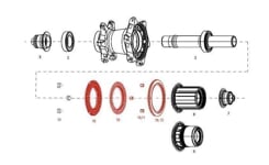 11.2018.035.000 - ZIPP CLUTCH ASSY WITH SEAL REAR COGNITION NSW