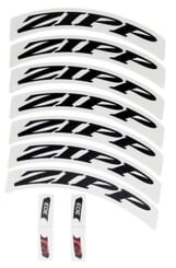 11.1918.015.001 - ZIPP DECAL SET 1 WHEEL 303 ZIPPLOGO MATTEBLK