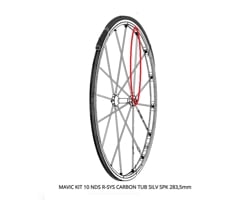 MAVIC KIT 10 NDS R-SYS CARBON TUB SILV SPK 283,5mm (L10795900)