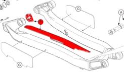 CANNONDALE KIT JEKYLL AL CHAINSTAY PROTECTOR (CK3217U00OS)