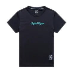 TLD DÁMSKÝ DRES S KRÁTKÝM RUKÁVEM LILIUM RIDE TEE SIGNATURE BLACK (37507200)