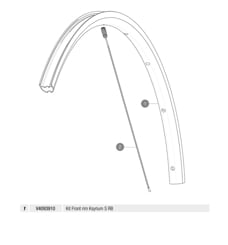 MAVIC KIT FRONT RIM KSYRIUM S RB (V4093910)