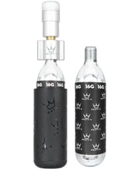 PEATY'S HOLESHOT CO2 PUMPA + BOMBIČKY 2 KS - ROAD & GRAVEL (16G) - SILVER (PPR-HTI-RAG-SIL-12)