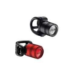 LEZYNE LIGHT PAIR FEMTO DRIVE PAIR BLACK / RED (1-LED-1P-V100)