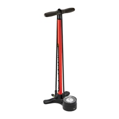 LEZYNE PUMP FLOOR SPORT GRAVEL DRIVE RED (1-FP-SPGRVL-V115)