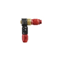 LEZYNE PUMP CHUCK ABS-1 PRO HP CHUCK BLACK / RED (1-ABS1P-CHUCK-V111)