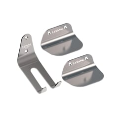 LEZYNE STAINLESS PEDAL HOOK SILVER (1-BS-STPDH-V106)