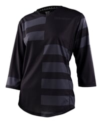 TLD DÁMSKÝ DRES S 3/4 RUKÁVEM MISCHIEF SPLIT STRIPE BLACK (35995700)