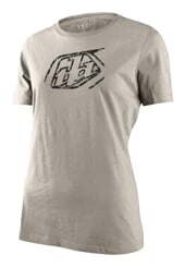 TLD DÁMSKÉ TRIKO S KRÁTKÝM RUKÁVEM CROPPED BADGE VINTAGE WHITE (75311701)