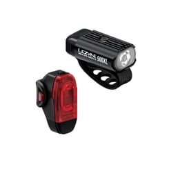 LEZYNE LIGHT PAIR HECTO DRIVE 500XL / KTV DRIVE+ PAIR BLACK / BLACK (1-LED-9P-V1604)