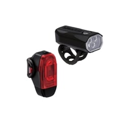 LEZYNE LIGHT PAIR KTV DRIVE PRO 300+ / KTV DRIVE+ PAIR BLACK / BLACK (1-LED-19P-V204)
