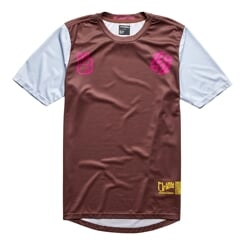 TLD DĚTSKÝ DRES S KRÁTKYM RUKÁVEM FLOWLINE FLIPPED CHOCOLATE (36447900)