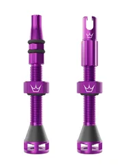 PEATY'S BEZDUŠOVÉ VENTILKY HOLESHOT FAST FLOW 42MM VIOLET (PTV-HFF-42-VLT-12)