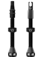 PEATY'S BEZDUŠOVÉ VENTILKY HOLESHOT FAST FLOW 60MM BLACK (PTV-HFF-60-BLK-12)