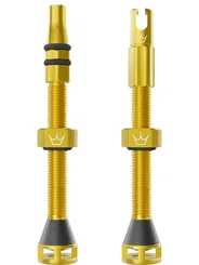 PEATY'S BEZDUŠOVÉ VENTILKY HOLESHOT FAST FLOW 60MM GOLD (PTV-HFF-60-GLD-12)