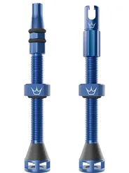 PEATY'S BEZDUŠOVÉ VENTILKY HOLESHOT FAST FLOW 60MM NAVY (PTV-HFF-60-NVY-12)