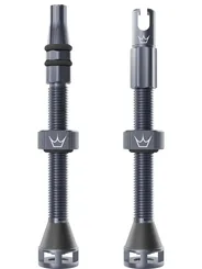 PEATY'S BEZDUŠOVÉ VENTILKY HOLESHOT FAST FLOW 60MM SLATE (PTV-HFF-60-SLT-12)