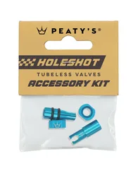 PEATY'S PŘÍSLUŠENSTVÍ K BEZDUŠOVÝM VENTILKŮM HOLESHOT FAST FLOW TURQUOISE (PTV-HFF-ACCS-TRQ-12)