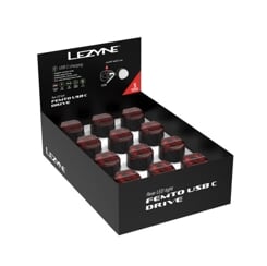 LEZYNE LIGHT FEMTO USB C DRIVE REAR BOX SET (1-LED-31R-BOX12-V204)