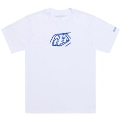 TLD TRIKO S KRÁTKÝM RUKÁVEM BADGE WHITE (70156809)