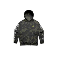 TLD MIKINA SE ZIPEM BRANDED OLIVE CAMO (73069001)