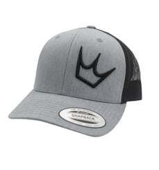 PEATY'S PUBWEAR KŠILTOVKA TRUCKER CAP CROWN GREY / BLACK (PPW-CAP-CWN-GRY)