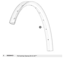 MAVIC KIT FT/RR RIM DEEMAX DH 23 29" (V00094431)