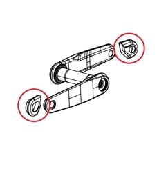 11.6118.074.002 - SRAM CRANK ARM GUARD/BOOTS FORCE XPLR E1 QTY2