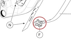CANNONDALE SCALPEL CABLE FUNNEL (K32014)