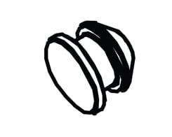 CANNONDALE COUNTERSUNK ACCESSORY PLUGS QTY6 (K34275)