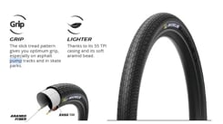 MICHELIN PLÁŠŤ PILOT PUMP 26X2.10 COMPETITION LINE KEVLAR TS TLR (240158)