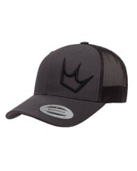 PEATY'S PUBWEAR KŠILTOVKA TRUCKER CAP CROWN CHARCOAL / BLACK (PPW-CAP-CWN-CHB )