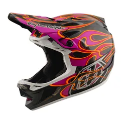 TLD HELMA D4 CARBON MIPS TORCHED CARBON / MAGENTA (13921201)